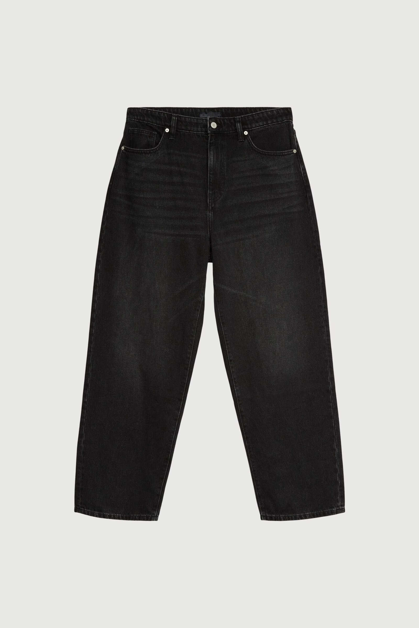 Jean-14056_Grey_Black-1.jpg Oversized Super Wide Leg Denim Jean - Image 1