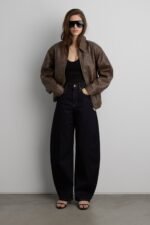 High Rise Barrel Leg Jean