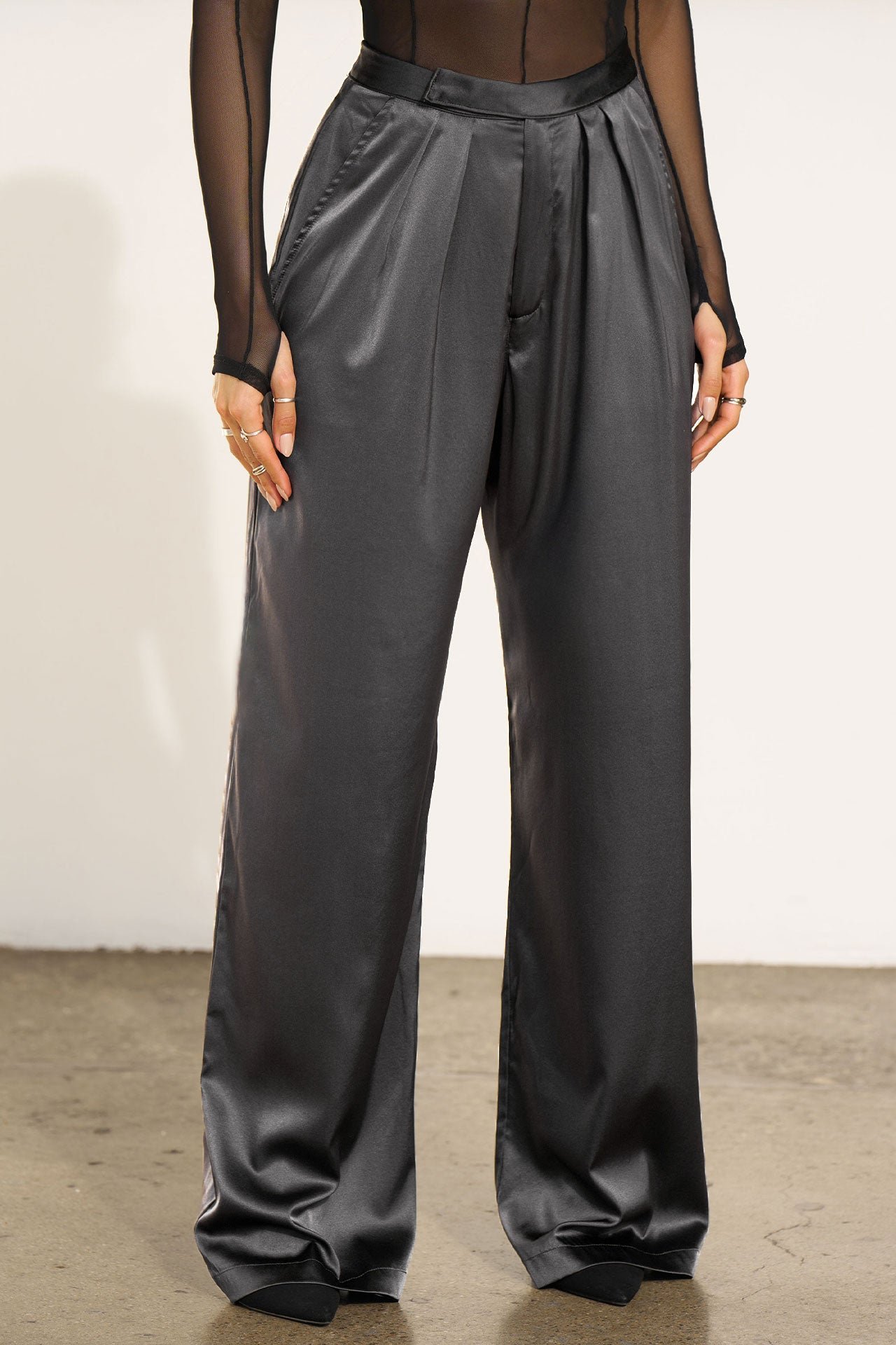 Joah-Brown-Relaxed-Silk-Trouser-Iron-Front-_1.jpg Relaxed Silk Trouser - Image 1