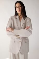 Relaxed Fit Tencel Blazer - Image 2