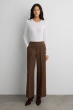 Cropped Half Elastic Waist Pant - Image 5