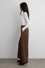 Cropped Half Elastic Waist Pant - Image 6