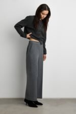 Cropped Half Elastic Waist Pant - Image 2