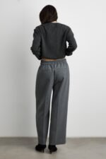 Cropped Half Elastic Waist Pant - Image 3