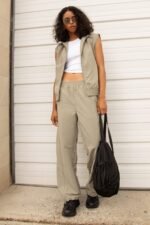 Nylon Parachute Wide Leg Pant - Image 6