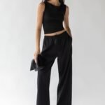Elastic Waist Dress Pant