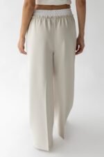 Exposed Elastic Waistband Dress Pant - Image 3
