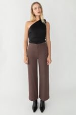 Regular Length Twill Wide Leg Pant - Image 4