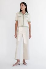 Regular Length Twill Wide Leg Pant - Image 6