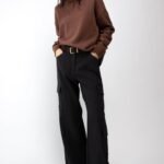 Wide Leg Cargo Suiting Pant