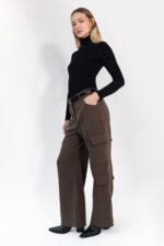 Wide Leg Cargo Suiting Pant - Image 2