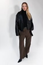 Wide Leg Cargo Suiting Pant - Image 4
