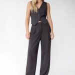 Straight Leg High-Rise Trouser