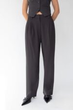 Straight Leg High-Rise Trouser - Image 2