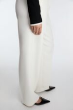 High-Rise Straight Leg Trouser With Half Elastic Waist - Image 5
