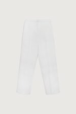 High-Rise Straight Leg Trouser With Half Elastic Waist - Image 4
