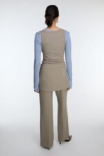 Skirt-Overlay Suiting Trouser - Image 5