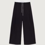 Exposed Drawstring Waist Trouser