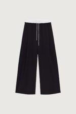Exposed Drawstring Waist Trouser