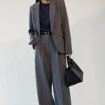 High-Rise Straight Leg Trouser