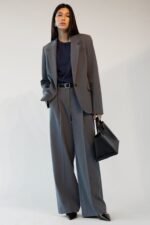 High-Rise Straight Leg Trouser