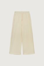 Double-Knit Cotton Blend Wide Leg Pant - Image 3