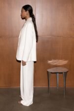 High Rise Straight Legtencel Trouser - Image 4