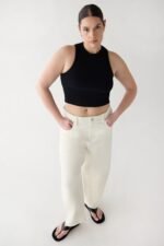 Regular Length Twill Barrel Leg Pant - Image 3