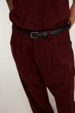 Wide Leg Trouser With Belt - Image 5