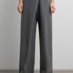 Front Wrap Straight Leg Trouser