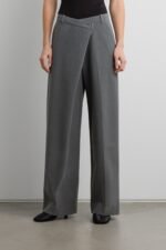 Front Wrap Straight Leg Trouser