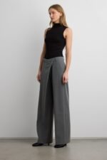 Front Wrap Straight Leg Trouser - Image 5