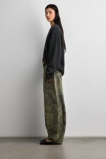 Camo Print Barrel Leg Pant - Image 6