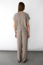 Crinkled Rayon Elastic Waist Pant - Image 6