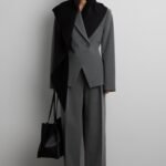Wide Leg Trouser With Double Belt Detail