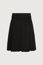 Pleated Midi A-Line Skirt - Image 5