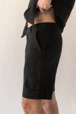 Cotton Linen Cargo Short - Image 2