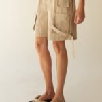 Cotton Nylon Twill Cargo Short
