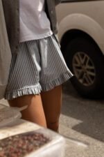 Blue Pinstripe Short - Image 3