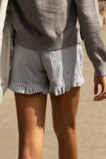 Blue Pinstripe Short - Image 5