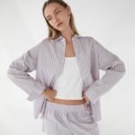 Striped Cotton Poplin Boxer Short