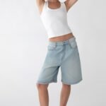 Stretch Denim Jort