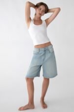 Stretch Denim Jort