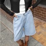 Long Denim Short