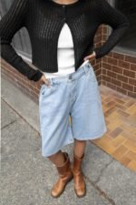 Long Denim Short
