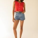 Cut Off Denim Shorts