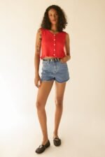 Cut Off Denim Shorts
