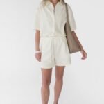 Seersucker Drawstring Short