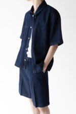 Oversized Pressed Denim Jort