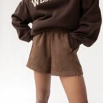 Vegan Suede Shorts